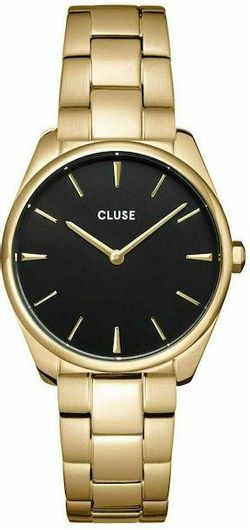Γυναικείο Ρολόι Cluse CW11208 με Μεταλλικό Μπρασελέ Χρυσό