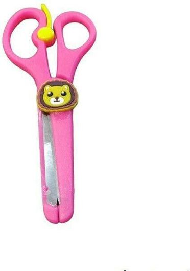 Ψαλίδι Saks Λιονταράκι Παιδικό Ροζ 13x5.5cm Ροζ