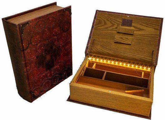 Κουτί Αποθήκευσης Original Kavatza «Unique» Μεγάλο 22x16cm με φωτάκια LED / Αυθεντικό Προϊόν