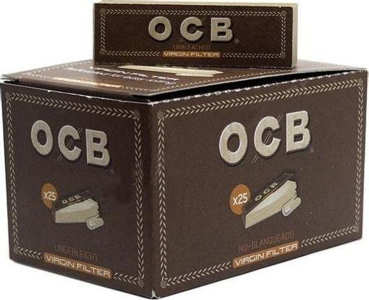 Τζιβάνες Ocb Virgin Unbleached 50x 25τμχ