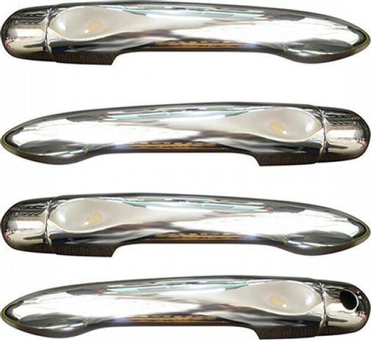 Χερούλια Πόρτας S-dizayn Μεταλλικά για Renault Megane HB 5D/SW 2010 4-Door 4τμχ Χρώμιο