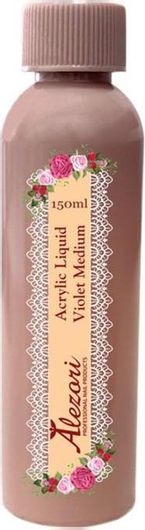 Alezori Acrylic Liquid Violet Medium 150ml