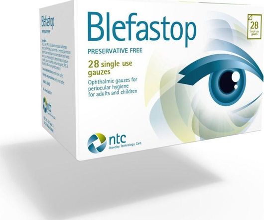 Οφθαλμικές Γάζες Blefastop Ntc Pharma 28 Wipes