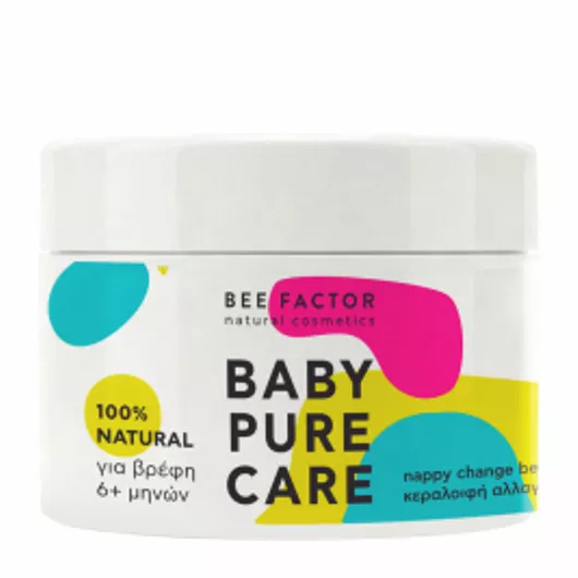 Bee Factor Baby Pure Care Κεραλοιφή Ενυδατική & Καταπραϋντική 6+ Μηνών 120ml