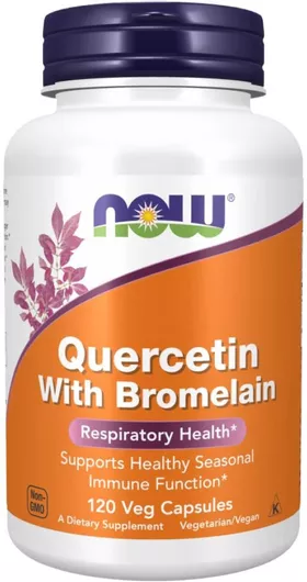 Now Foods Quercetin with Bromelain Προβιοτικά 120 Φυτικές Κάψουλες