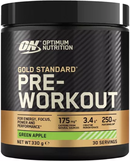 Optimum Nutrition Gold Standard Pre-Workout 330gr Πράσινο Μήλο