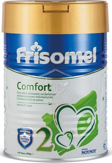 Βρεφική Τροφή ΝΟΥΝΟΥ Γάλα σε Σκόνη Frisomel Comfort 2 400gr για 6+ Μηνών