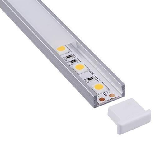 Προφίλ Αλουμινίου Ταινίας LED Eurolamp Εξωτερικό 200x1.5x0.6cm