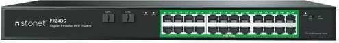 Switch Netis Stonet P124GC Unmanaged L2 PoE+ με 24 Θύρες Gigabit 1Gbps Ethernet & 2 SFP Θύρες