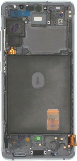 Samsung Οθόνη με Μηχανισμό Αφής & Πλαίσιο για Galaxy S20 FE Λευκό