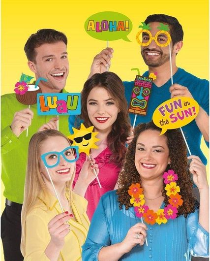 Photo Booth Props M398394 Summer Σετ 13τμχ