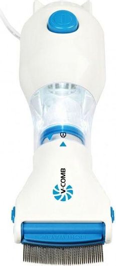 Αντιφθειρικό Χτενάκι V-Comb Licetec Ηλεκτρικό Λευκό