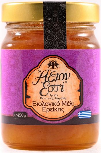 Μέλι Άξιον Εστί Βιολογικό Ερείκης 450gr