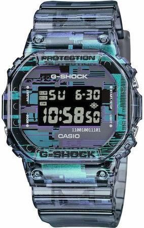 Ανδρικό Ρολόι Casio G-Shock Χρονογράφος Μπαταρίας με Καουτσούκ Λουράκι