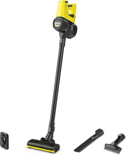 Σκούπα Stick & Χειρός Karcher VC 4 Cordless MyHome Επαναφορτιζόμενη 21.6V Κίτρινο