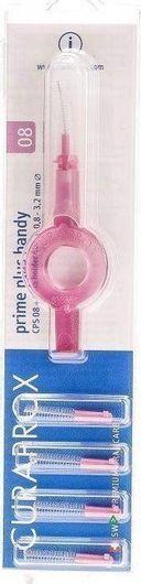 Μεσοδόντια Βουρτσάκια Curaprox Prime Plus Handy Ανταλλακτικά για 0.8mm 5τμχ Ροζ