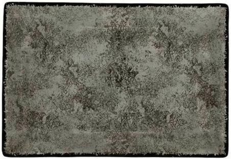 Πιατέλα Σερβιρίσματος Oriana Ferelli Ορθογώνια Κεραμική Γκρι 31x21cm