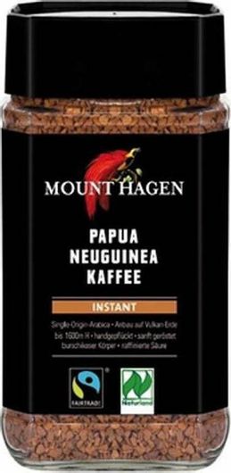 Καφές Mount Hagen Στιγμιαίος Arabica New Guinea Papua 100gr