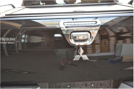 Διακοσμητικό Πίσω Πόρτας GroupAK Door 513 για Mitsubishi L200 Triton 2015+ Χρώμιο