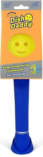 Σφουγγάρι Πιάτων Scrub Daddy Dish Wand με Λαβή Μπλε