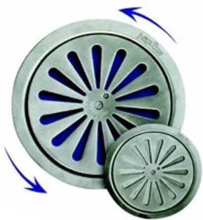 Σχάρα Δαπέδου Ανοξείδωτη 120mm Ασημί