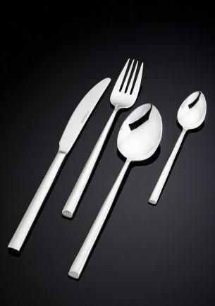 Μαχαιροπίρουνα SP Tableware Palladium Ανοξείδωτα Σετ 30τμχ Ασημί