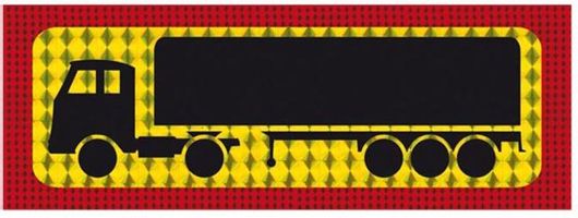 Πινακίδα Φορτηγού Auto Gs Αυτοκόλλητη Π.Α.405