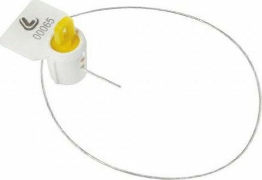 Σφραγίδες Ασφαλείας Εμπορεύματος Lampa Tyre Up 315x23mm Πάχους 0.8mm 2τμχ Λευκό