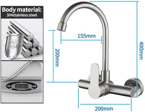 Μπαταρία Κουζίνας Bonken 896954 Fuggio Επιτοίχια