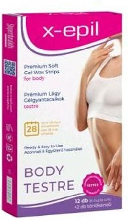Ταινίες Αποτρίχωσης x-epil Gel Normal 12τμχ