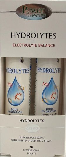 Power Of Nature Hydrolytes 2 x 20 αναβράζοντα δισκία