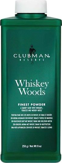 Clubman After Shave Πούδρα Whiskey Woods Finest για Ευαίσθητες Επιδερμίδες με Αλόη 255gr