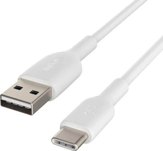 Καλώδιο Belkin USB 2.0 USB Type-C σε USB-A male 1m Regular Λευκό