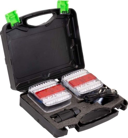 Φώτα Τρέιλερ JBM με Μαγνήτη Ασύρματα Σετ 2τμχ