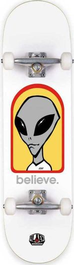 Complete Shortboard Alien Workshop Believe 8" Λευκό