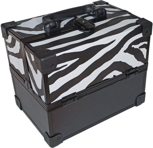 Βαλιτσάκι Αισθητικής Ro-Ro Accessories Επαγγελματικό 1τμχ Λευκό /Μαύρο