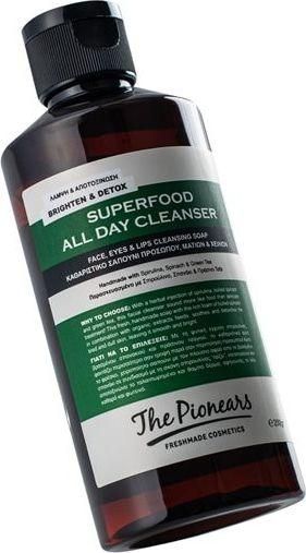 Υγρό Καθαρισμού Προσώπου The Pionears Superfood All Day Cleanser 200gr