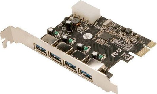 Κάρτα PCIe LogiLink σε 4 θύρες USB 3.0