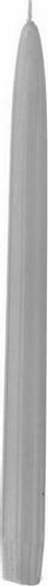 Διακοσμητικά Κεριά Iliadis Κηροπηγίου Βιέννης Γκρι 25cm 1000gr 12τμχ