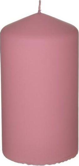 Διακοσμητικό Κερί Inart 8x15cm Ροζ