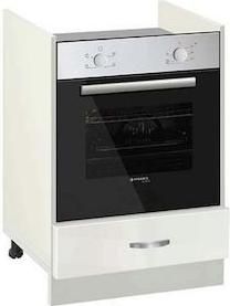 Ντουλάπι Κουζίνας Genomax No 601f Επιδαπέδιο Για Εντοιχιζόμενη Κουζίνα 60x60x82cm