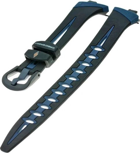 Λουράκι Ρολογιού Casio CHR-100 Καουτσούκ Μαύρο