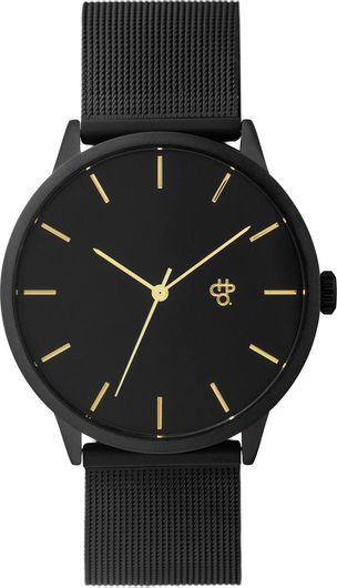 Γυναικείο Ρολόι Chpo MT49899 με Μεταλλικό Μπρασελέ Μαύρο