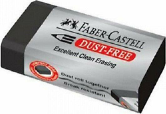 Γόμα για Μολύβι Faber-Castell Dust Free 187171 Μαύρη
