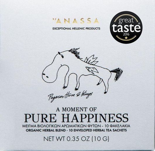 Μείγμα Βιολογικών Αρωματικών Φυτών Anassa Organics Pure Happiness Φακελάκια 10g
