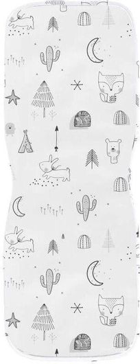 Κάλυμμα Καροτσιού Bimbidreams Indian 36x80cm Λευκό