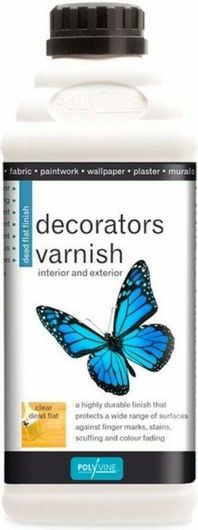 Βερνίκι Επιφάνειας Νερού Polyvine Decorators Νερού Άχρωμο Σατινέ 500ml