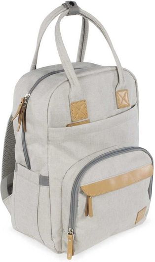 Τσάντα Αλλαξιέρα Walking Mum Nature Sand Πλάτης 30x20x40cm Μπεζ