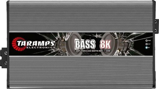Ενισχυτής Αυτοκινήτου Taramps Bass 8K 1 Καναλιού Κλάση D
