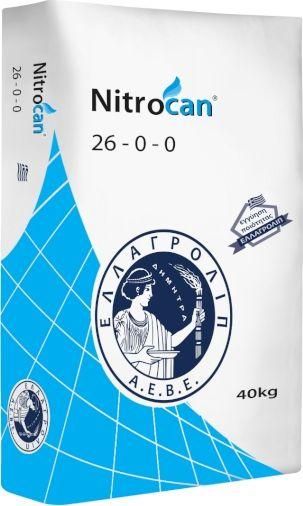 Λίπασμα Ασβεστούχος Νιτρική Αμμωνία Nitrocan 26-0-0 40kg